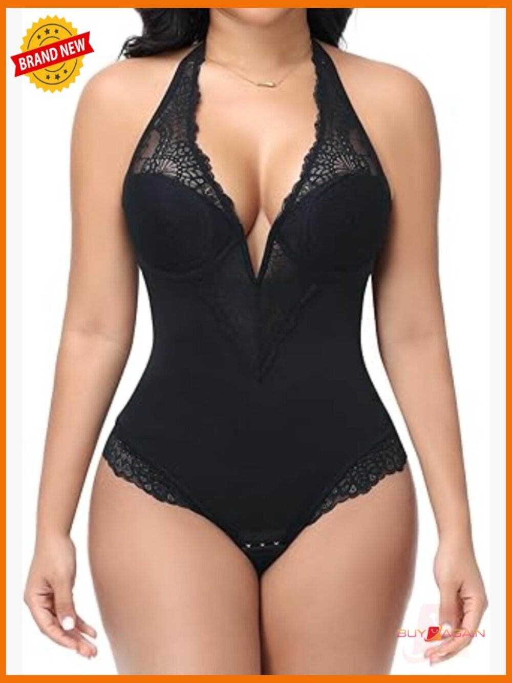 Sexy Lace Bodysuit Tummy Control Shapewear Built In Bra Going Out Outfit